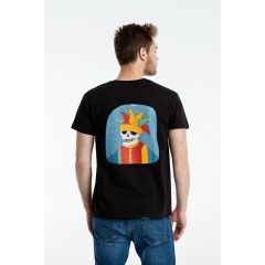 Футболка «Шут», черная, S