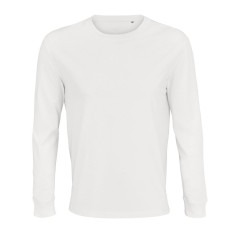 Футболка унисекс с длинным рукавом Pioneer LSL, белая, размер XS