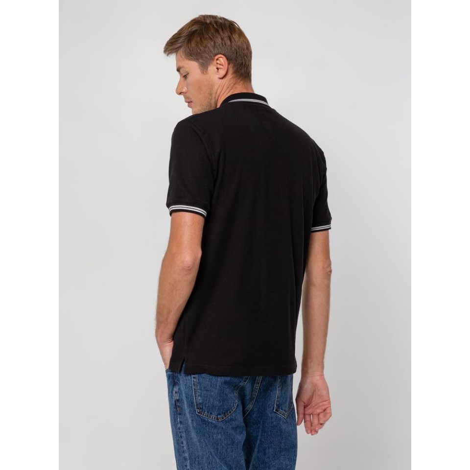 Рубашка поло Virma Stripes, черная, L