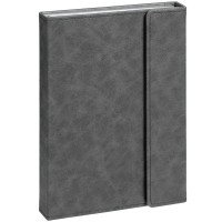 Ежедневник Flap на заказ, недатированный, серый