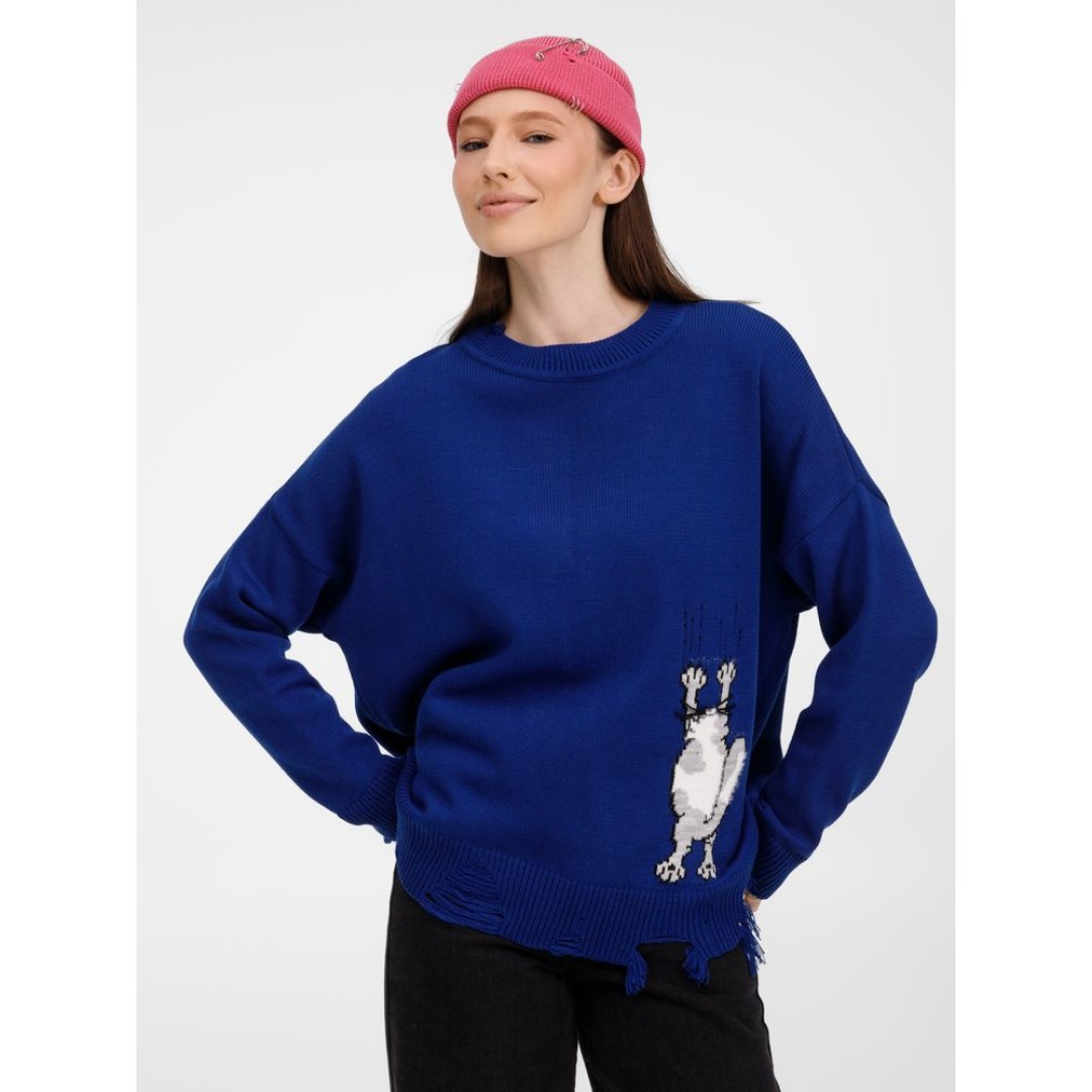 Джемпер Sharpick, темно-синий (кобальт), размер S/M