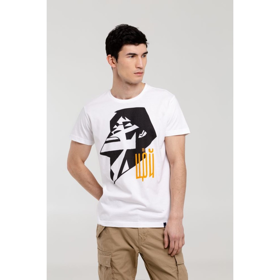 Футболка «Меламед. Виктор Цой», белая, S