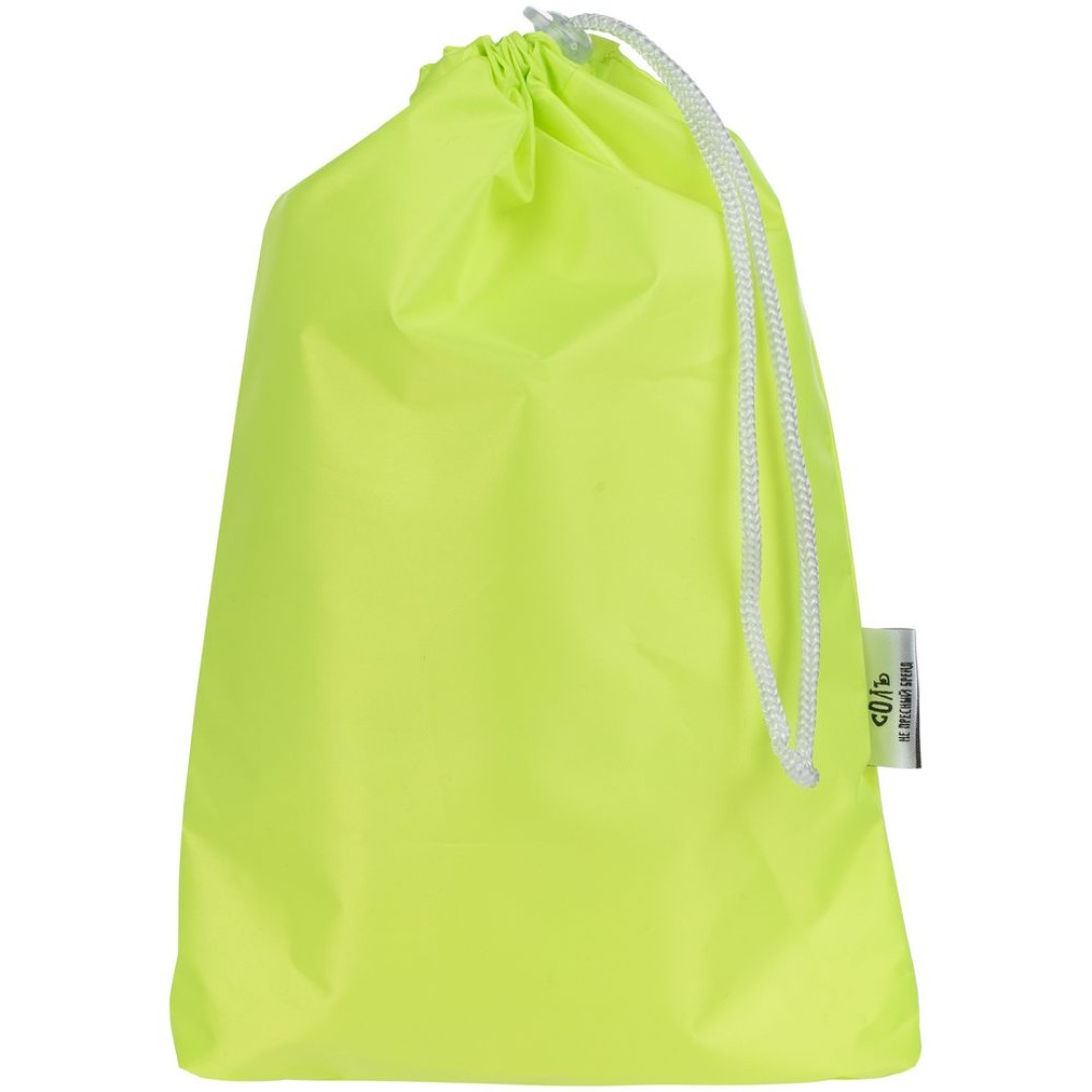 Дождевик «Воплащение всего», неоново-желтый, S