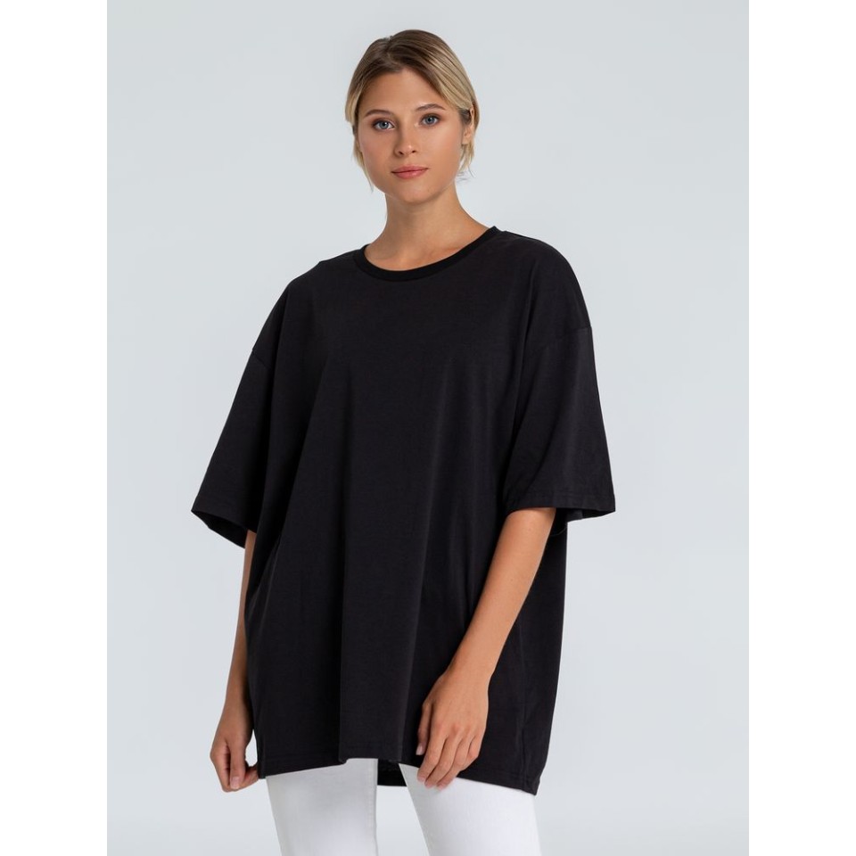 Футболка оверсайз «Внутренний Рим», черная, размер XS/S