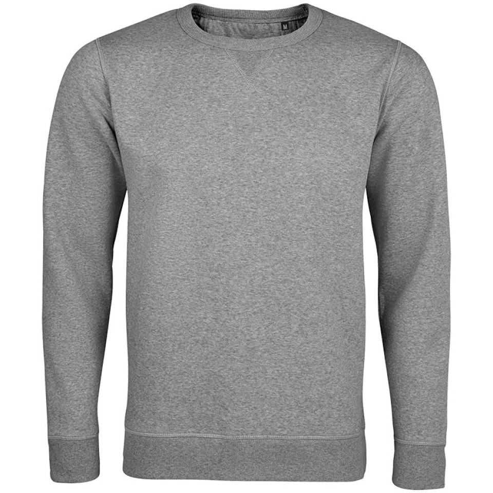 Толстовка унисекс Sully серый меланж, XL