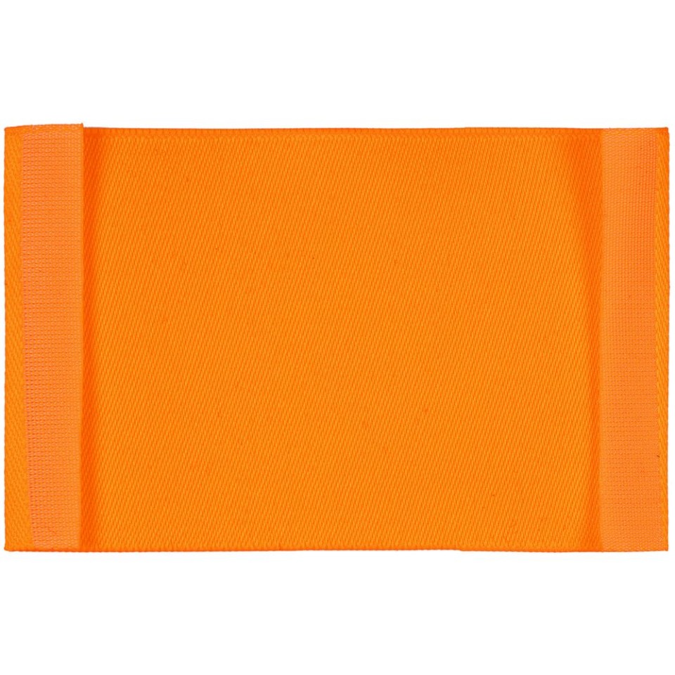 Лейбл тканевый Epsilon, XL, оранжевый неон