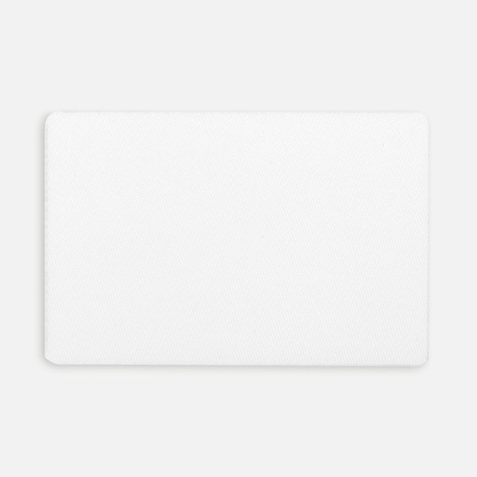 Наклейка тканевая Lunga, L, белая