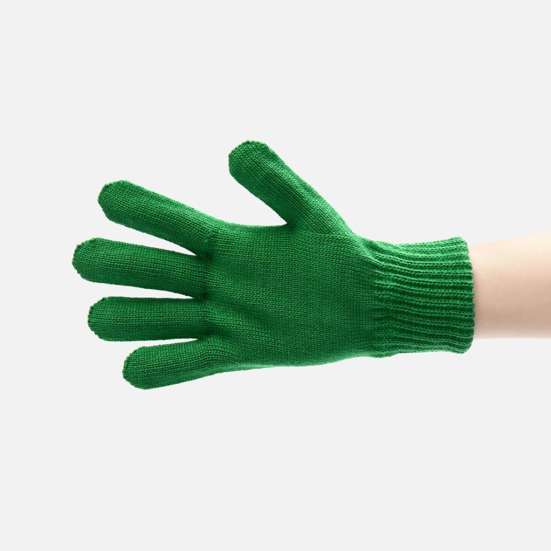 Перчатки Nobilis Mono, ярко-зеленые, размер S/M