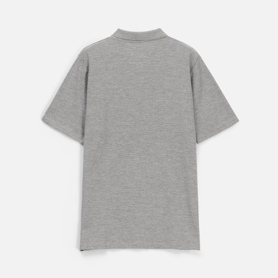 Рубашка поло унисекс Tervise, серый меланж