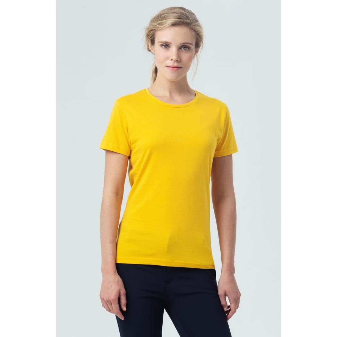 Футболка женская Miss 150 желтая, M