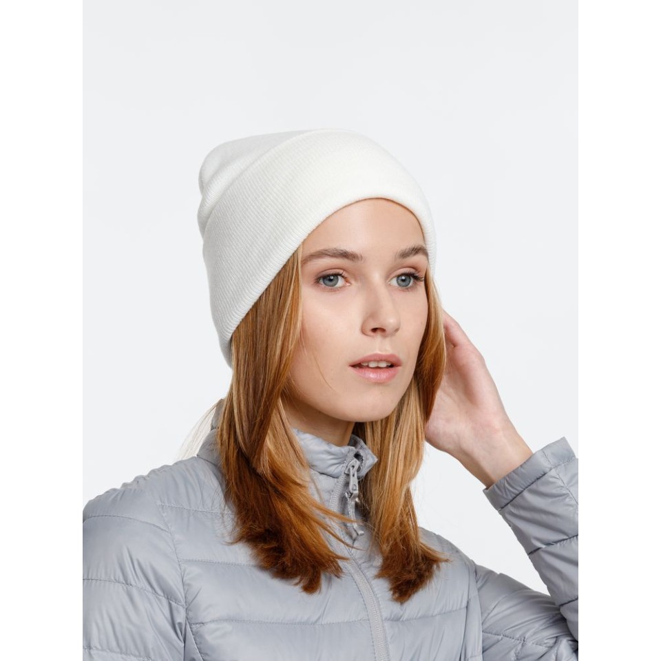 Шапка Urban Flow, молочно-белая