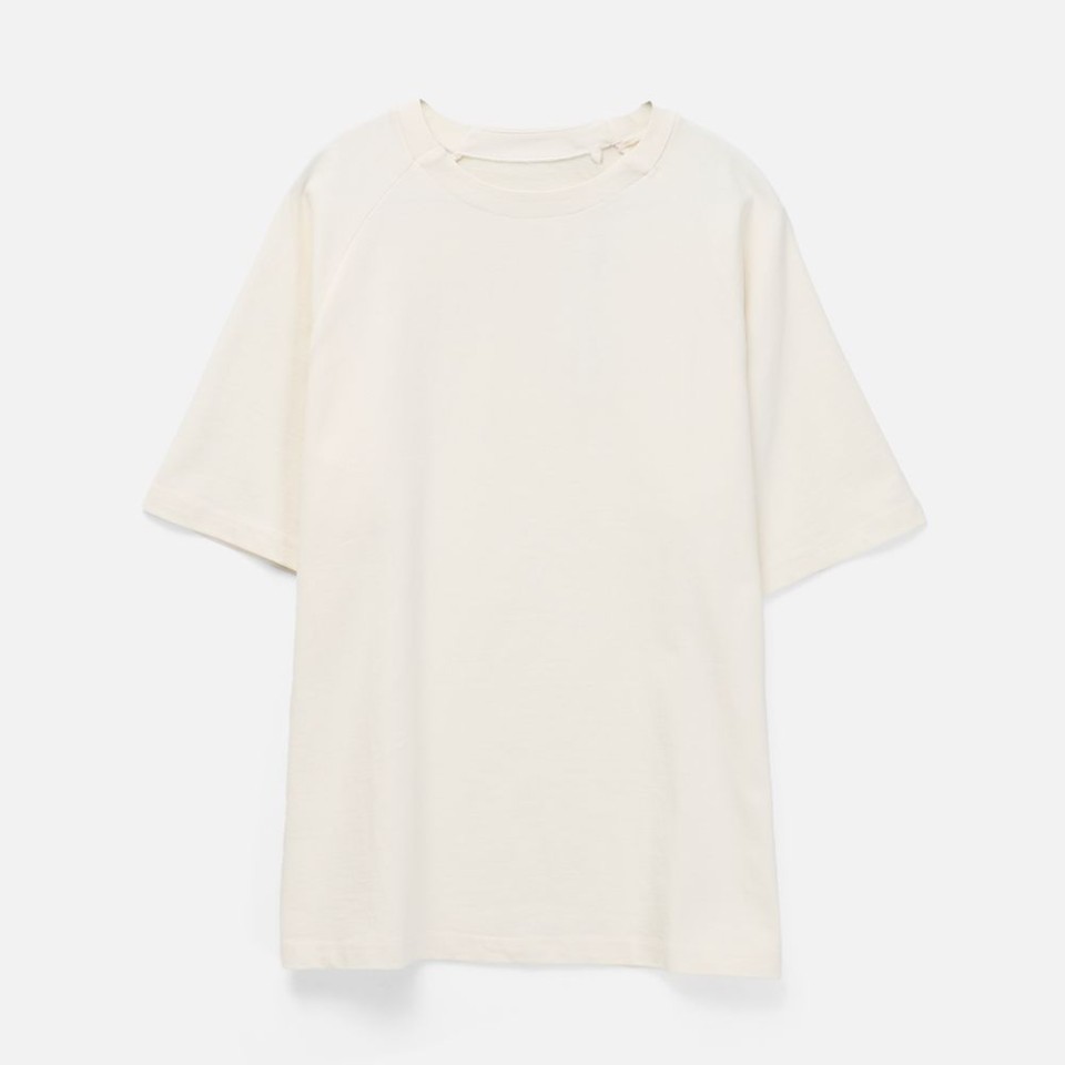 Футболка оверсайз унисекс Avenu, молочно-белая, размер XS/S