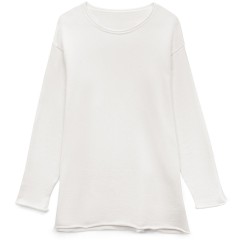 Лонгслив унисекс Siluetti Fuori, молочно-белый, размер S/M