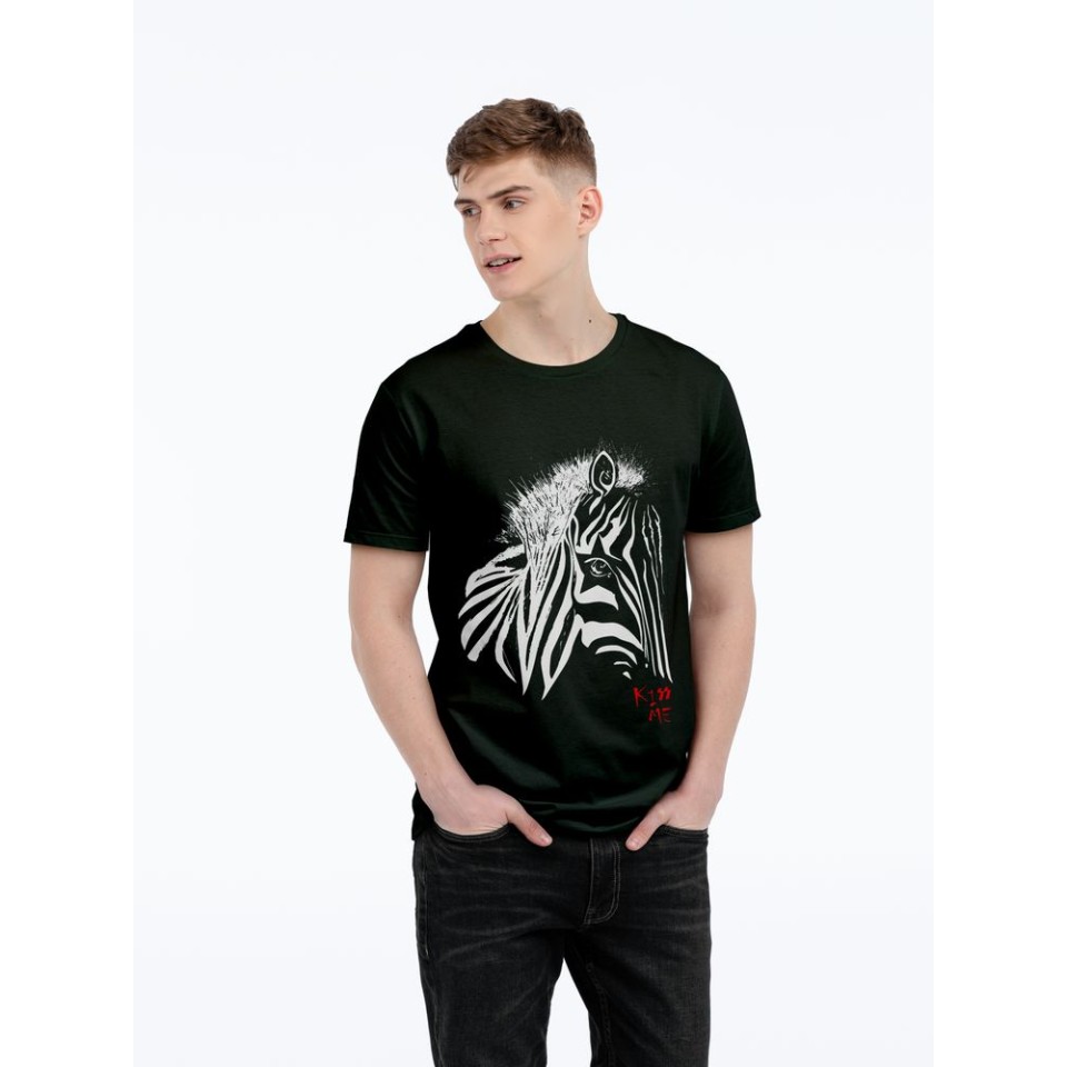 Футболка мужская «Арт-рокстар. Kiss Me», черная, S