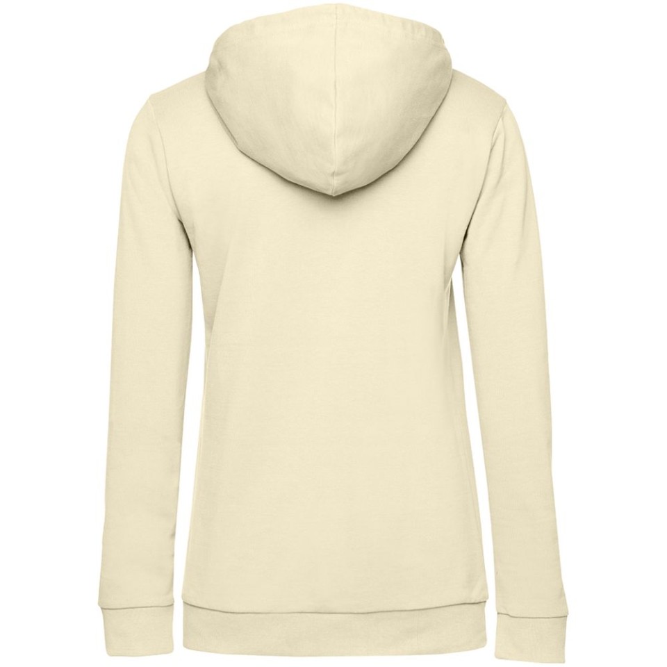 Толстовка с капюшоном женская Hoodie, светло-желтая, L