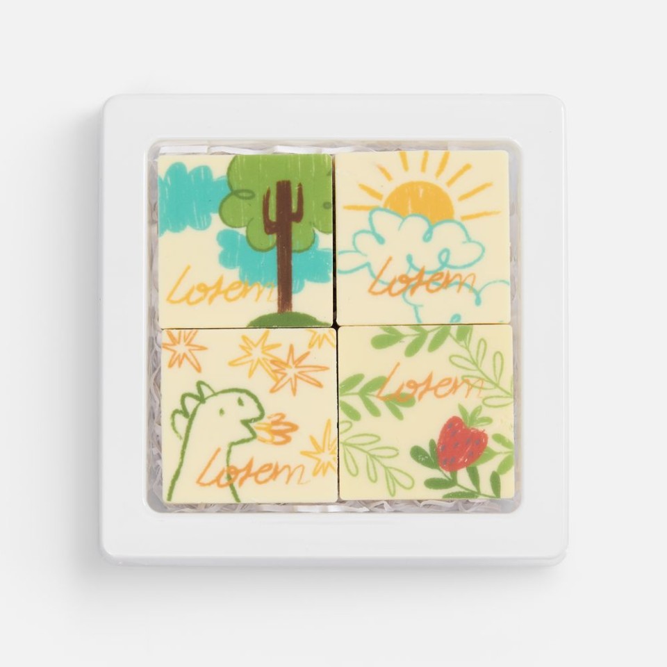 Набор из 4 печений Dream White на заказ