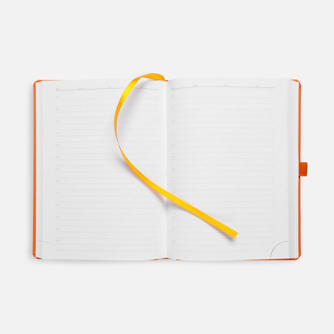 Ежедневник Favor Metal, недатированный, оранжевый