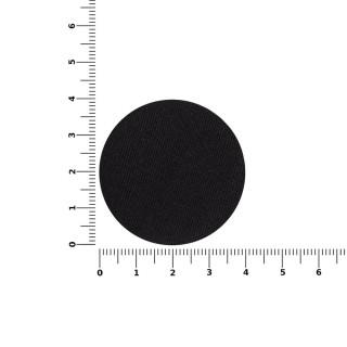 Наклейка тканевая Lunga Round, M, черная