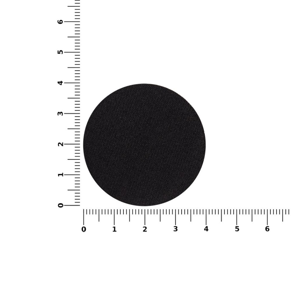 Наклейка тканевая Lunga Round, M, черная