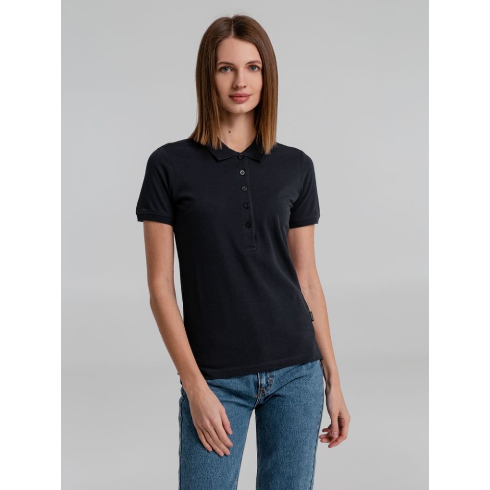 Рубашка поло женская Neptune темно-синяя, XXL