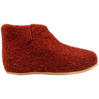 Домашние валенки Wild, красно-коричневые (терракот), размер 47