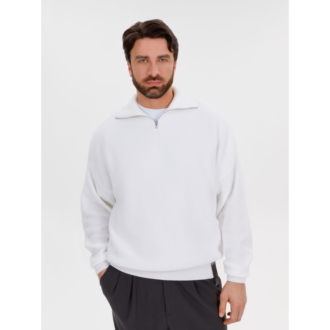 Джемпер Siluetti Birne, молочно-белый, размер S/M