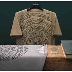 Толстовка «Код вселенной», серый меланж, M