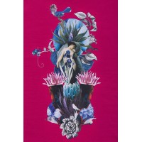 Футболка женская Beauty Sleep, ярко-розовая (фуксия)