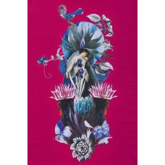 Футболка женская Beauty Sleep, ярко-розовая (фуксия), S