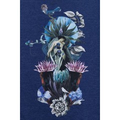 Толстовка Beauty Sleep, синий меланж, S