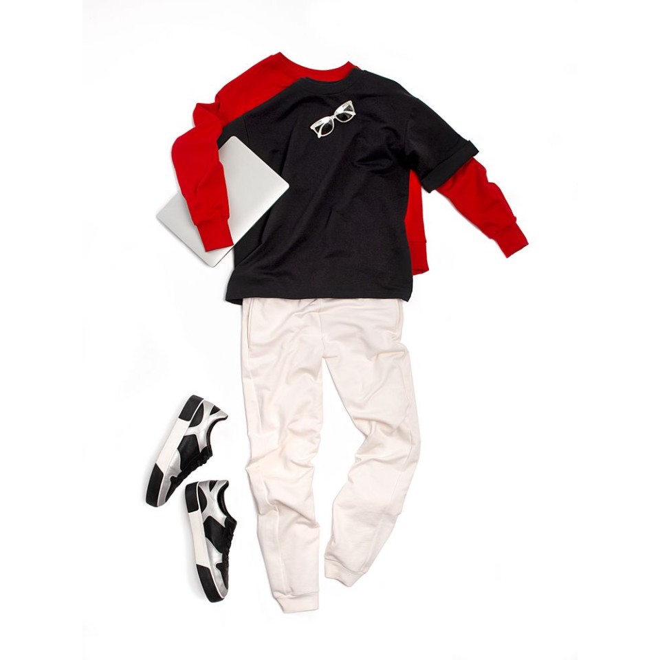 Футболка оверсайз унисекс Kosmos 2.0, черная, размер XS/S