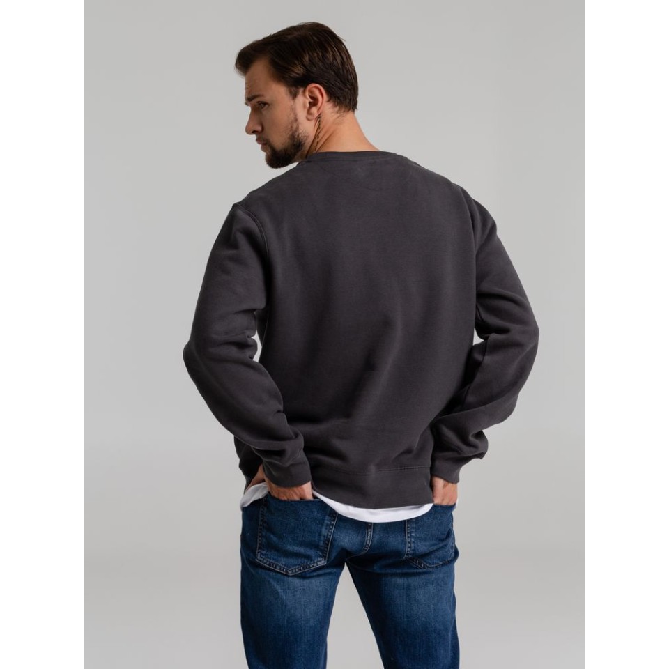 Свитшот унисекс King, темно-серый, XS