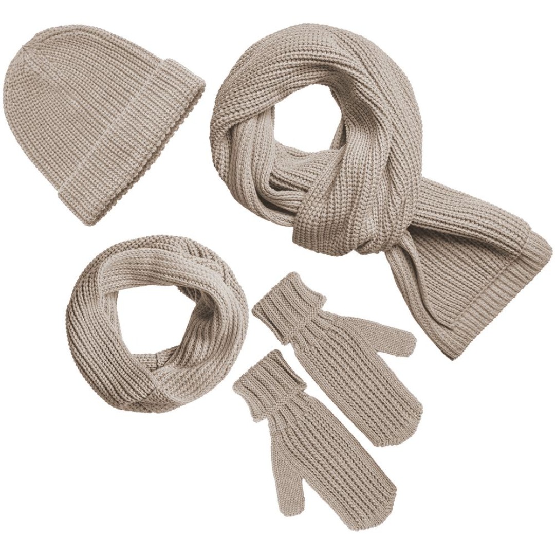 Варежки Nordkyn, бежевые, L/XL