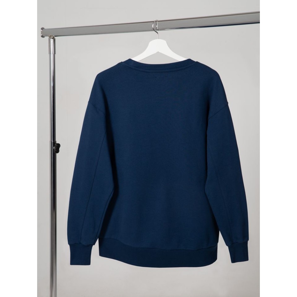 Свитшот унисекс Kosmos 2.0, темно-синий, размер XS/S