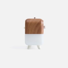 Bluetooth-колонка с беспроводной зарядкой, часами и подсветкой Multiverse, ver.2