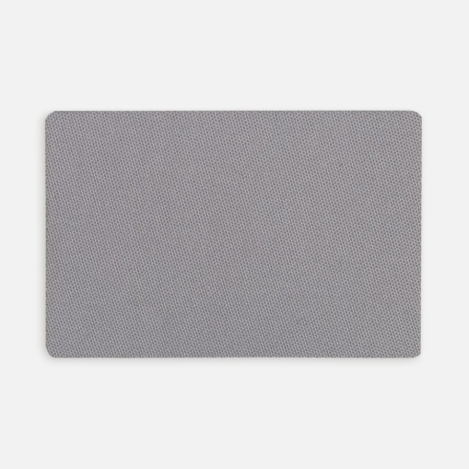 Наклейка тканевая Lunga, L, серая