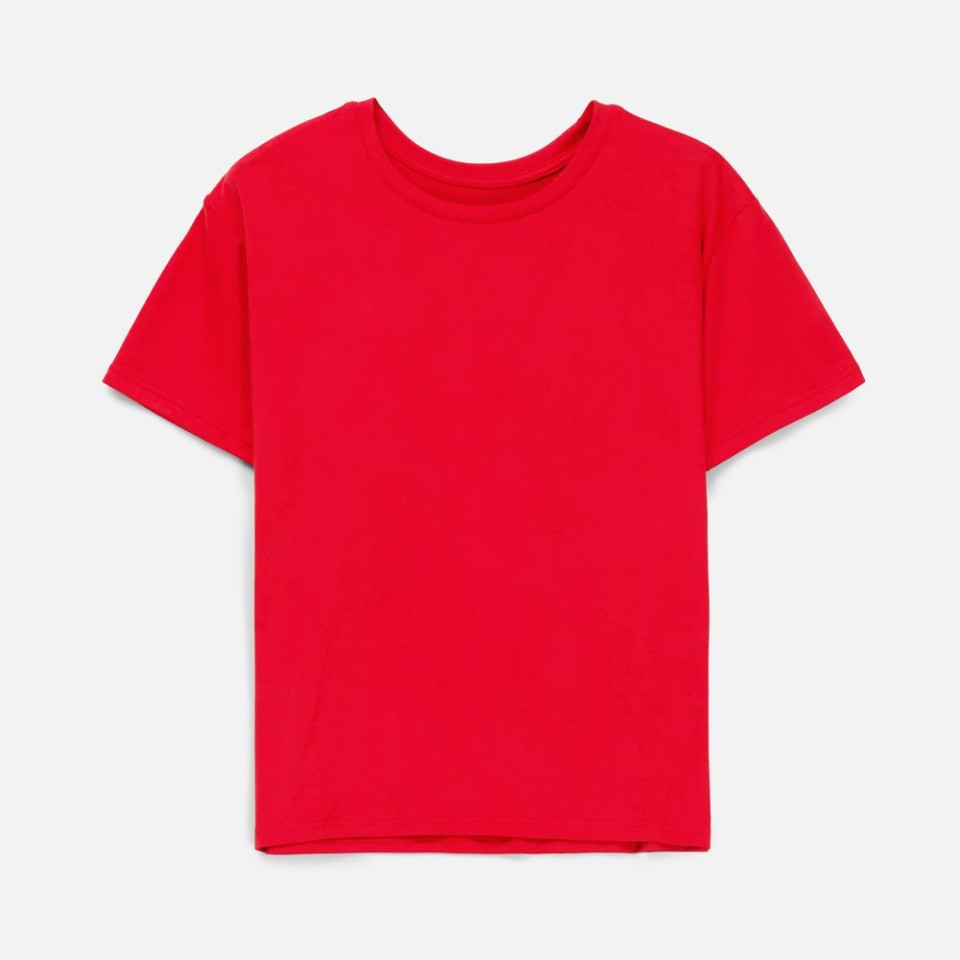 Футболка унисекс Senti, красная, размер S