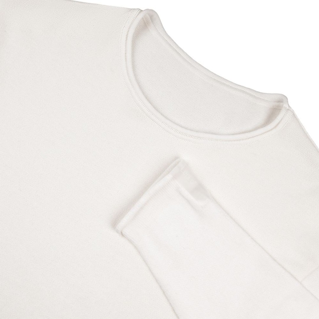 Лонгслив унисекс Siluetti Fuori, молочно-белый, размер S/M