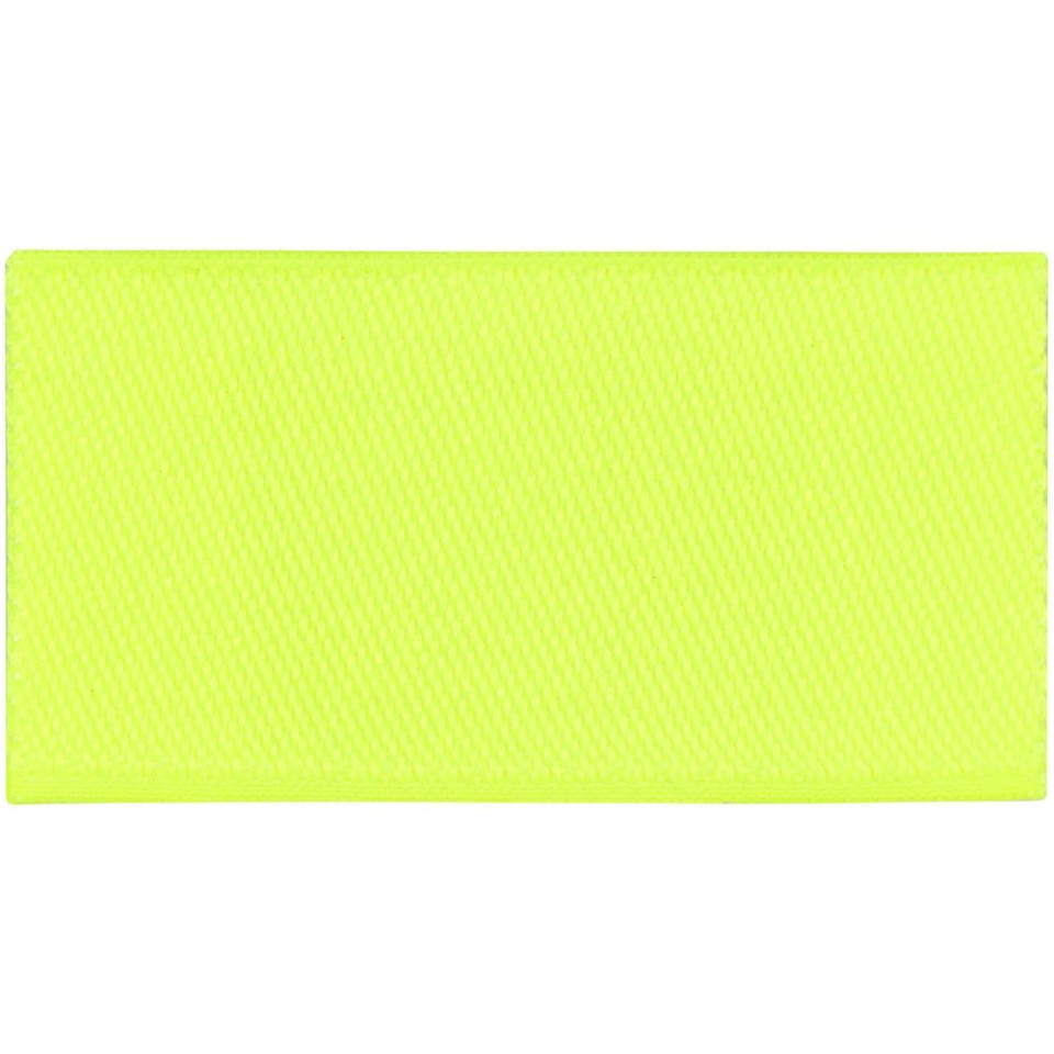 Лейбл тканевый Epsilon, XXS, желтый неон