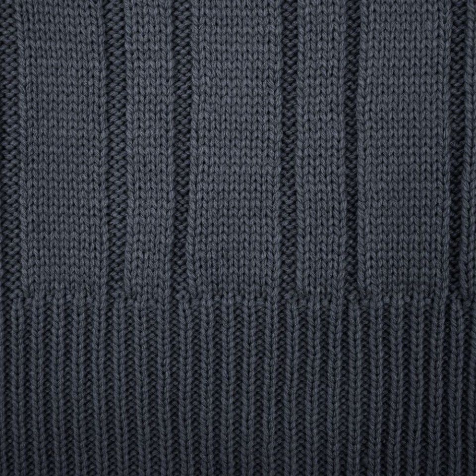 Шарф Knit Beat, серый (графит)