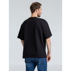 Футболка оверсайз «Чистая соль», черная, XS/S (44-46)