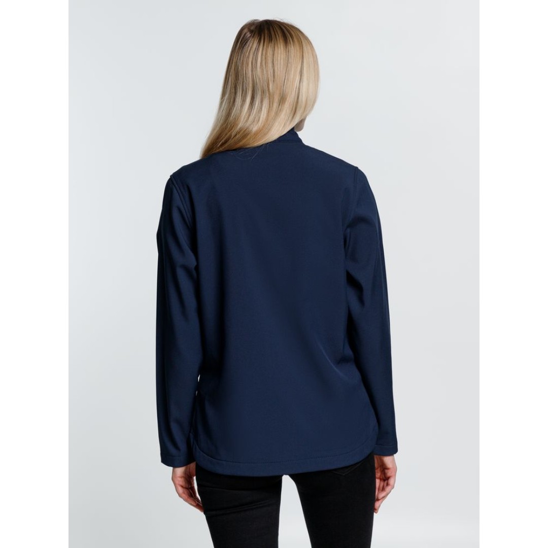 Куртка софтшелл женская Race Women темно-синяя, XL