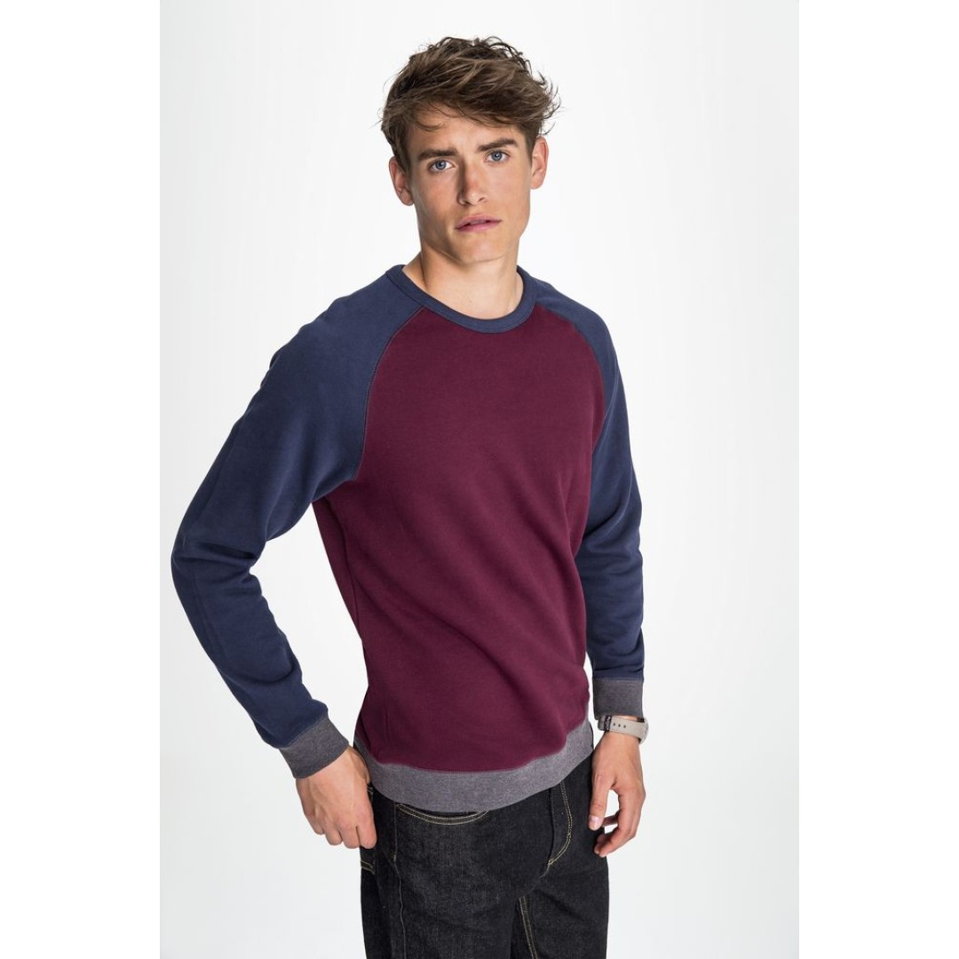 Толстовка унисекс Sandro светлый/темный меланж, XS