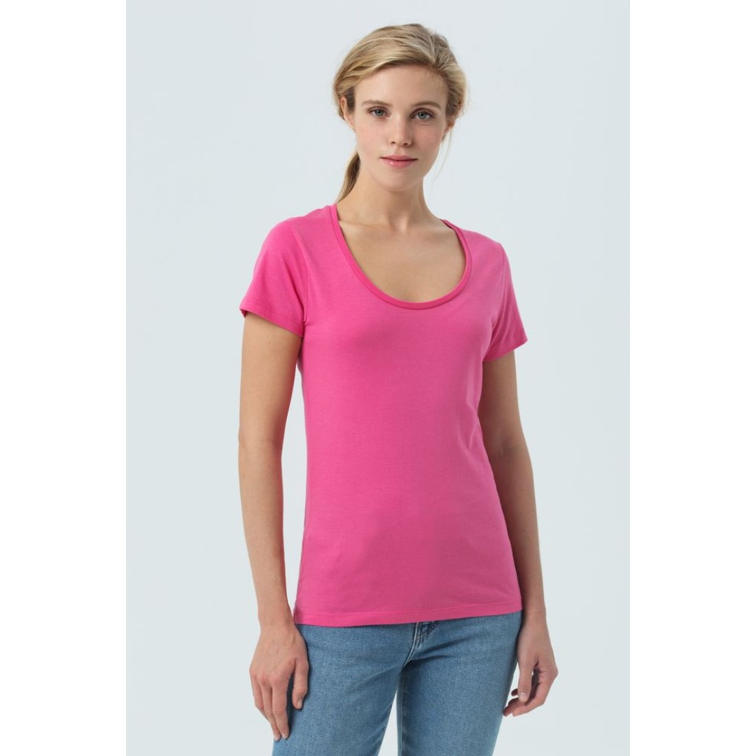 Футболка женская Metropolitan ярко-розовая, L