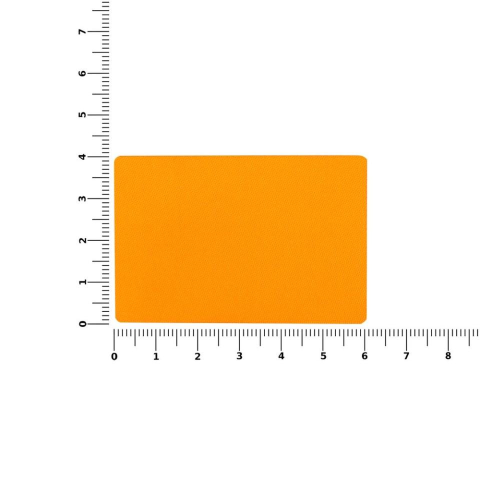Наклейка тканевая Lunga, L,оранжевый неон