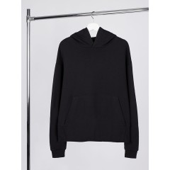 Худи оверсайз унисекс Kosmos, черное, размер XS/S