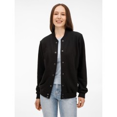 Бомбер унисекс Nuppu, черный, размер S