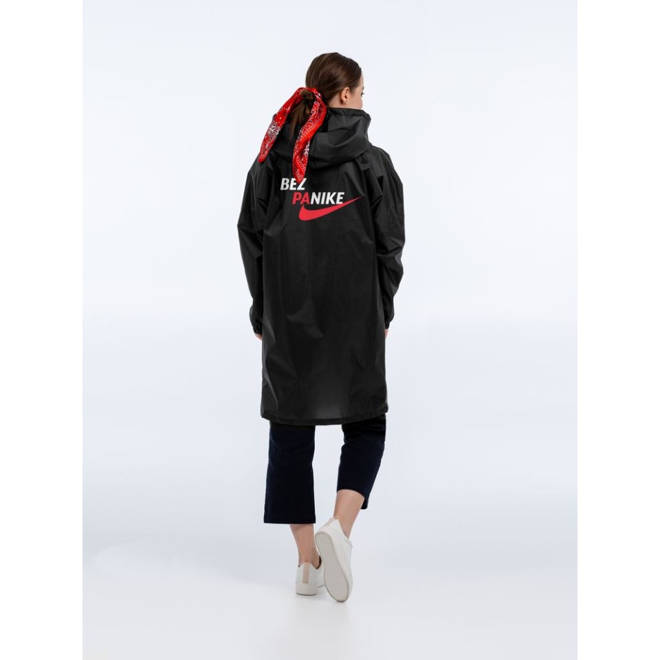 Дождевик Bez Panike, черный, S