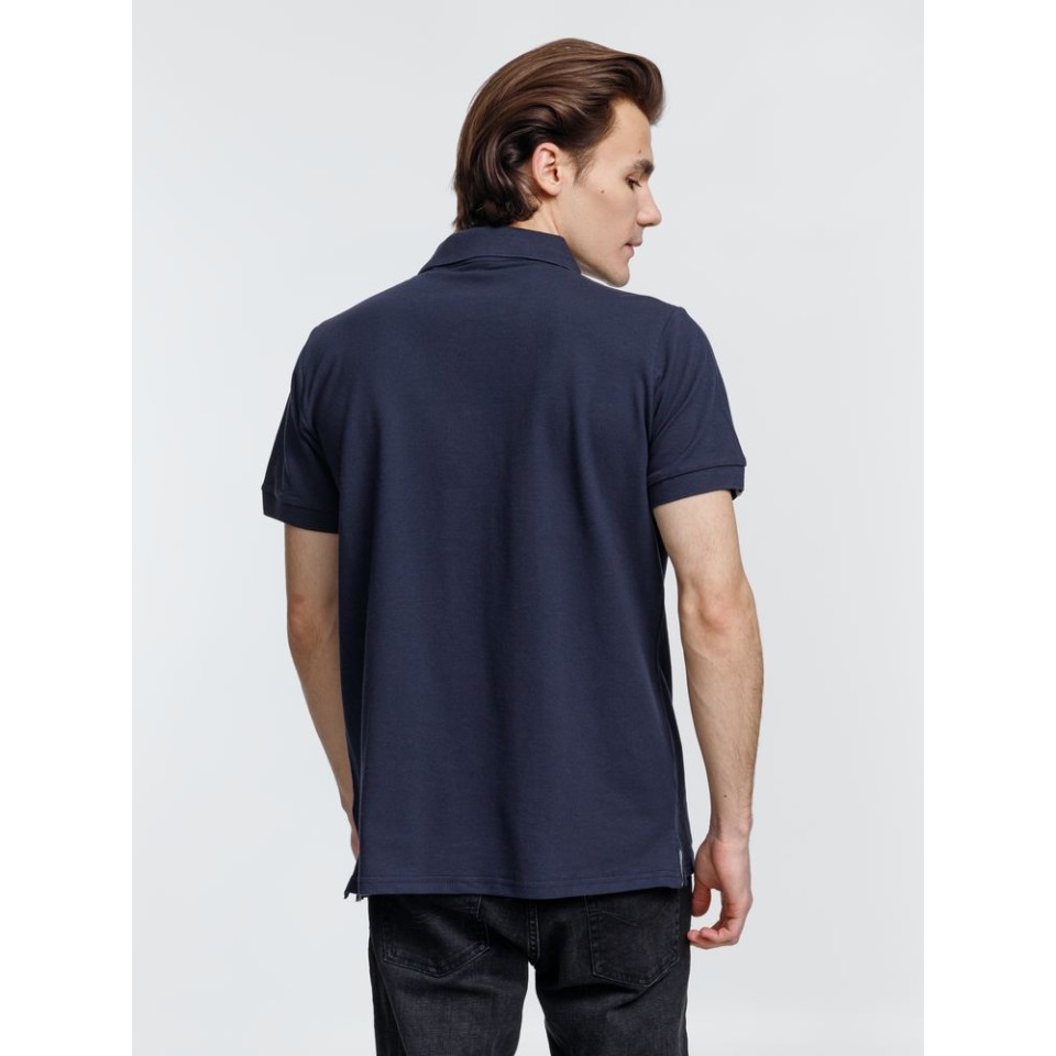 Рубашка поло мужская Virma Premium, темно-синяя, размер L