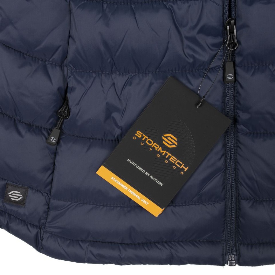 Жилет компактный женский Stavanger черный с серым, XS